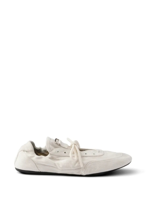 Prada Collapse denim sneakers - Neutrals