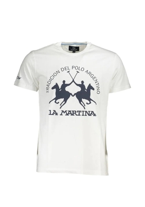 La Martina graphic-print cotton T-shirt - White
