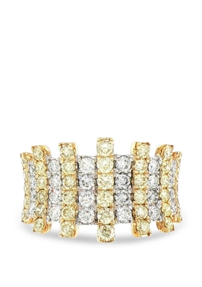 HYT Jewelry two-tone diamond ring - Silver