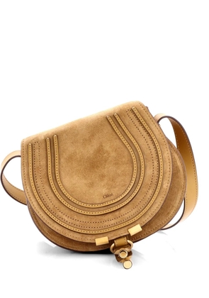 Chloé Pre-Owned Marcie Suede Small crossbody bag - Neutrals