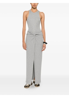 Nanushka Carlene twisted-front maxi skirt - Grey