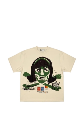 ALL HUMAN Merican Dream graphic-print T-shirt - Neutrals