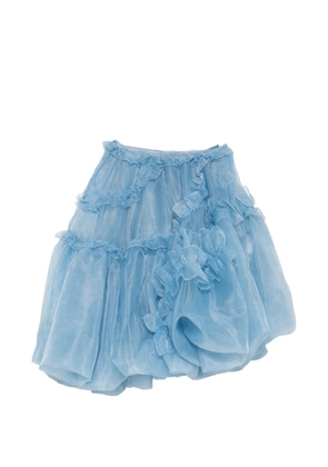 Ermanno Scervino ruffled midi skirt - Blue