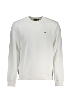 Napapijri crew neck long-sleeve sweatshirt - White
