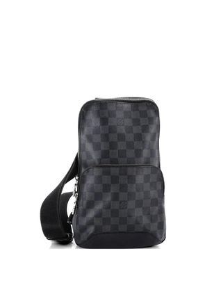 Louis Vuitton Pre-Owned Avenue Sling Bag Damier Graphite crossbody bag - Black