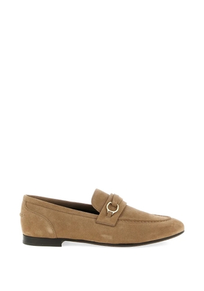 Brunello Cucinelli suede horsebit loafers - Neutrals
