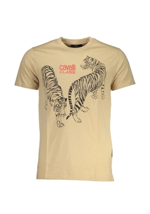 Cavalli Class tiger-print T-shirt - Neutrals
