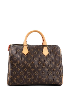 Louis Vuitton Pre-Owned Speedy Handbag Perforated Monogram Canvas 30 satchel - Brown