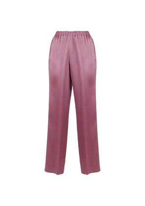 Antonelli elasticated-waist straight-leg trousers - Pink