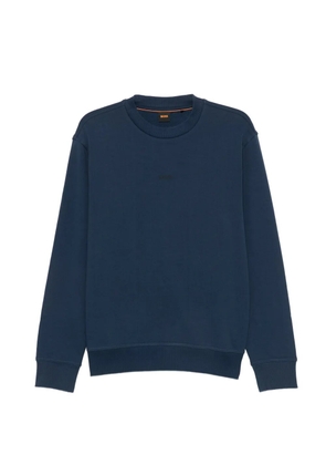BOSS logo-detail sweatshirt - Blue