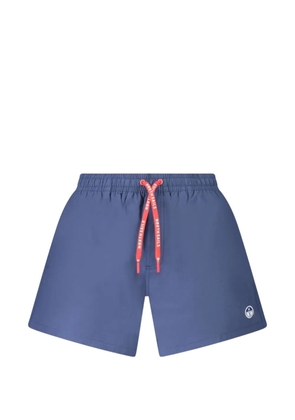 North Sails logo-patch drawstring swim shorts - Blue