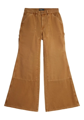 Polo Ralph Lauren flared panelled trousers - Brown