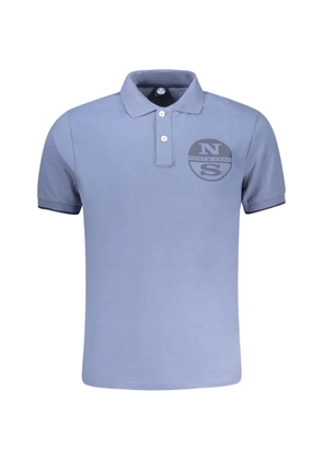 North Sails logo-print polo shirt - Blue