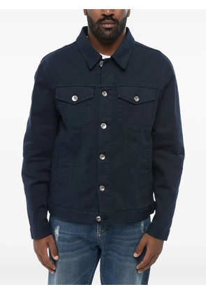 Brunello Cucinelli button-fastening denim jacket - Blue