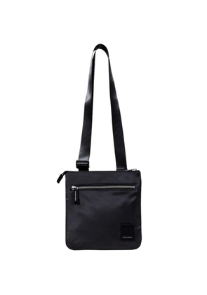 Armani Exchange logo-patch messenger bag - Black