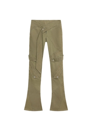 Blumarine belted trousers - Green