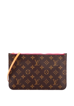 Louis Vuitton Pre-Owned Neverfull Pochette Monogram Canvas Large pouch - Brown