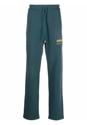 AMBUSH logo-print track pants - Green