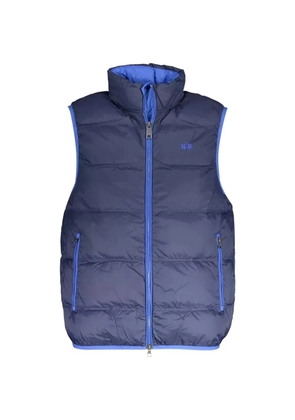 La Martina reversible quilted puffer gilet - Blue