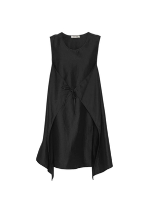 Henrik Vibskov Beetle layered mini dress - Black