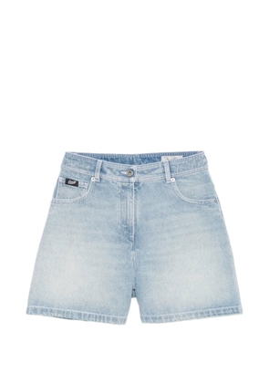 Pence Luna acid-wash denim shorts - Blue
