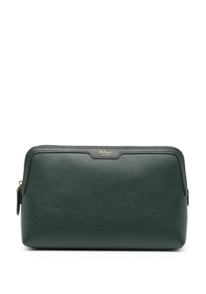 Mulberry logo-embossed pouch - Green
