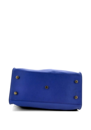 Saint Laurent Pre-Owned Monogram Cabas Leather Small satchel - Blue