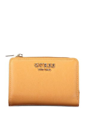 GUESS USA logo-plaque zip-around wallet - Brown