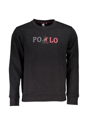 U.S. Grand logo-print crew-neck sweater - Black