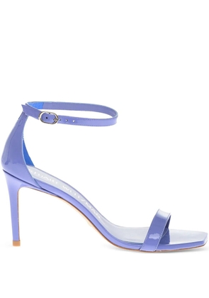 Stuart Weitzman 90mm Nunaked strappy high-heel sandals - Purple