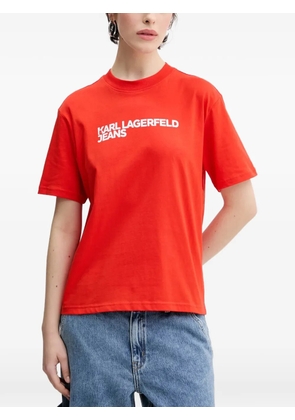 Karl Lagerfeld Jeans chest logo T-shirt - Red