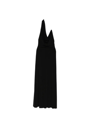 Aniye By Knot Norah halterneck cowl-neck maxi dress - Black