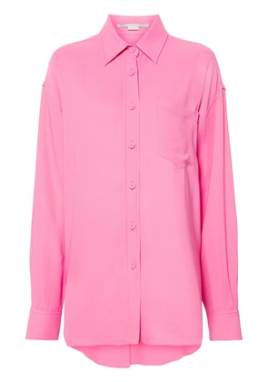 Stella McCartney drop-shoulder crepe shirt - Pink