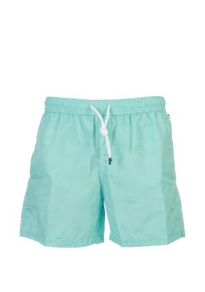 Fedeli micro-dot print swim shorts - Blue