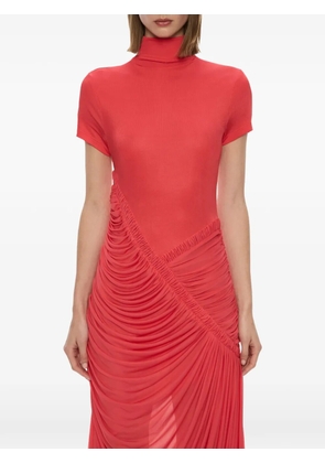 Christopher Esber Fusion Ripple Drape maxi dress - Red