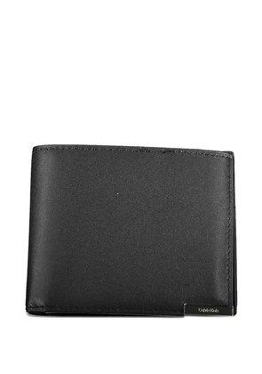 Calvin Klein logo-plaque bi-fold wallet - Black