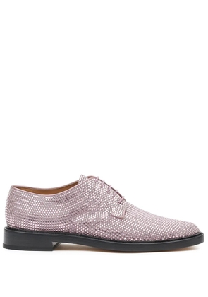 Maison Margiela Tabi rhinestone-embellished Derby shoes - Pink