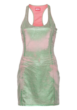 Diesel De-Arlyn-S laminated mini dress - Pink
