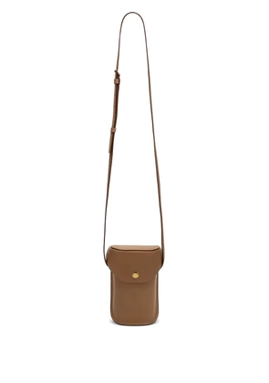 Saint Laurent leather shoulder bag - Brown