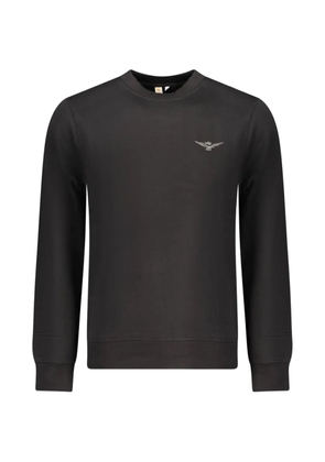 Aeronautica Militare logo-embroidered sweater - Black