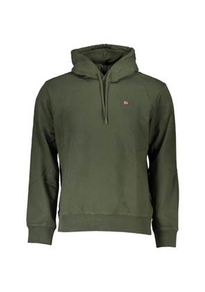 Napapijri Balis logo-appliqué hoodie - Green