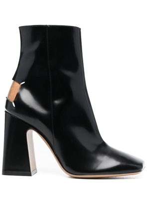 Maison Margiela Décortiqué 100mm four-stitch boots - Black
