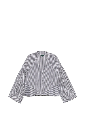 Jejia Clo Clo striped V-neck blouse - Blue