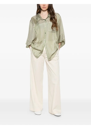 FRAME The Society wide-leg trousers - Neutrals
