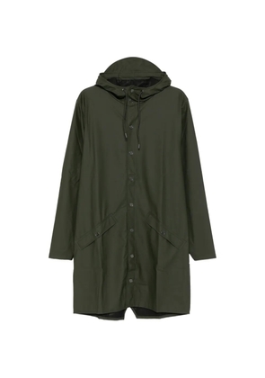 Rains hooded waterproof coat - Green
