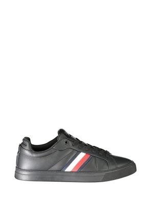Tommy Hilfiger Icon Court logo-detail lace-up sneakers - Black