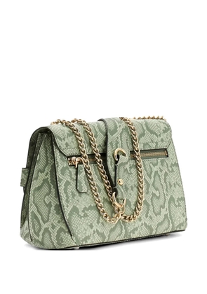 GUESS USA Serenova snakeskin-print cross body bag - Green