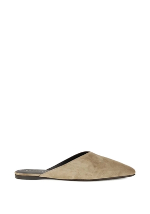 HERBERT LEVINE Homebody pointed-toe flat mules - Neutrals