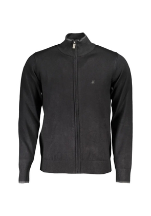 U.S. Grand embroidered zip-up cardigan - Black