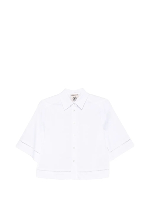 Semicouture Madelaine short-sleeve shirt - White
